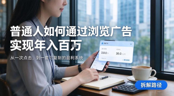 2026最新技术，24小时全自动浏览广告，全网独家项目，单台设备日入200+新手小白可快速上手，支持实地学习实地考察【揭秘】-第一资源库